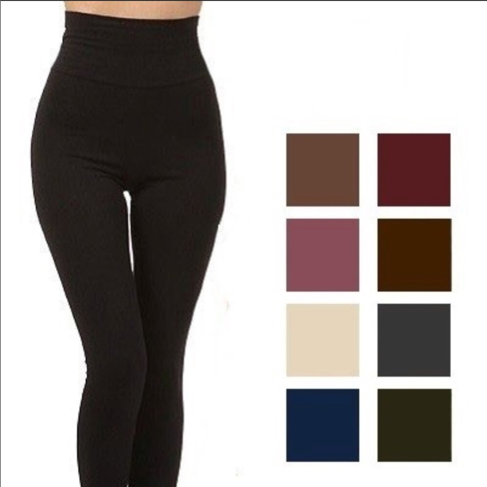 Fleece lined leggings Black - Picture 3 of 4